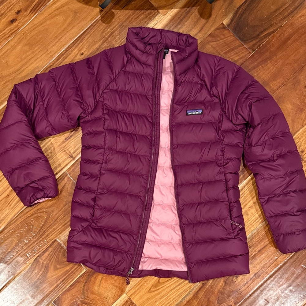 Patagonia Kids Drop Tail Down Sweater - Night Plum